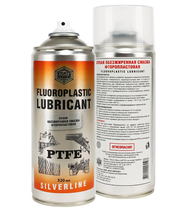 

Фторопластовая пластичная смазка (аэрозоль) (0.52L)