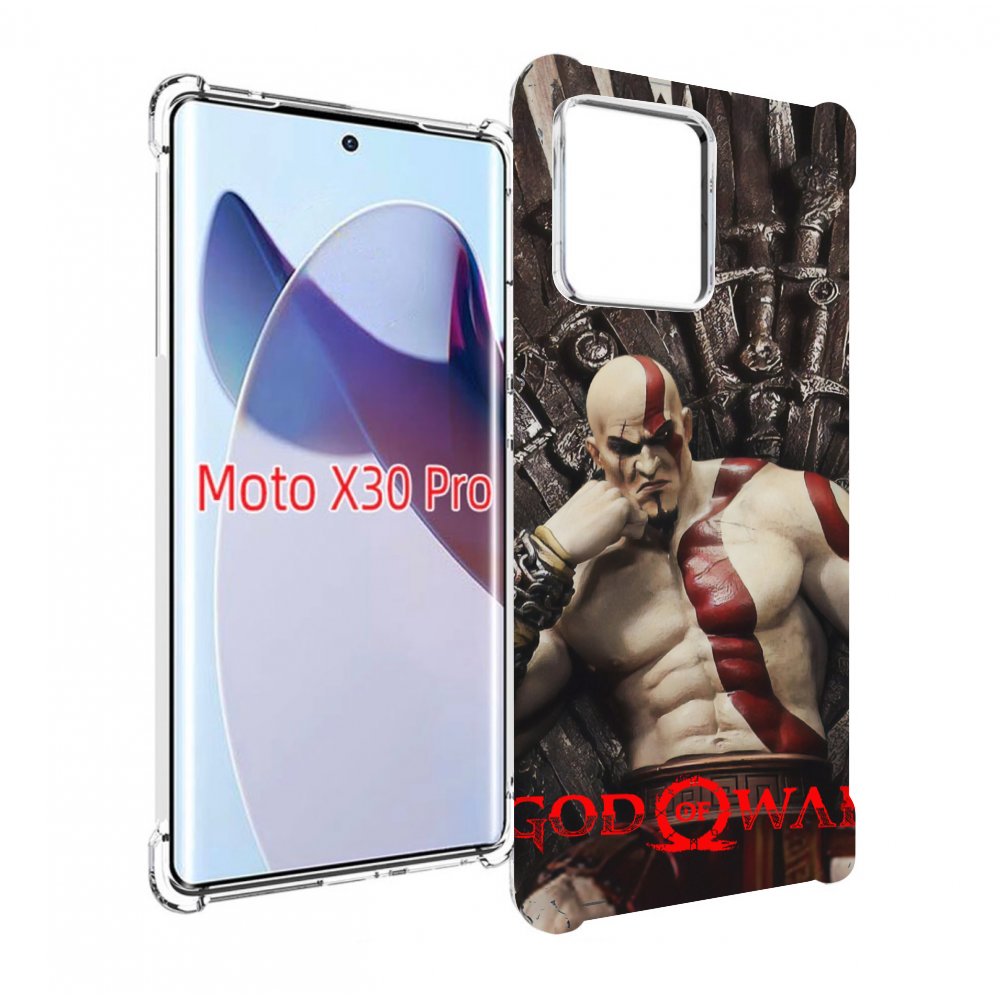 

Чехол MyPads God of War Кратос для Motorola Moto X30 Pro, Прозрачный, Tocco