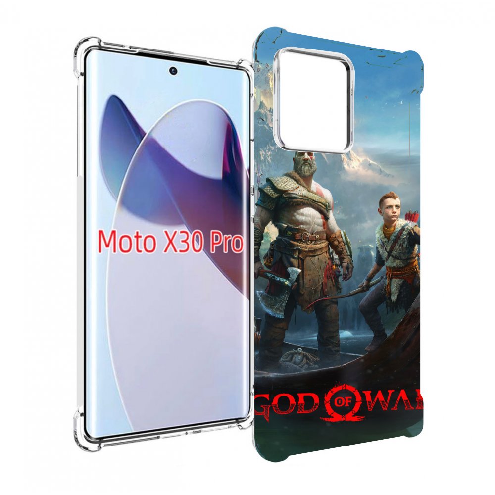 

Чехол MyPads God Of War Кратос Атрей для Motorola Moto X30 Pro, Прозрачный, Tocco