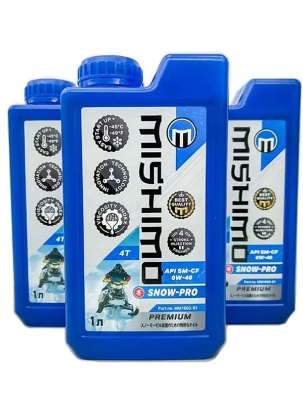 

Масло синтетическое MISHIMO SNOW-PRO PREMIUM 4Т (SAE 0W-40 API SL/SJ/CF) 1 л. MM1902-1, SNOW-PRO PREMIUM