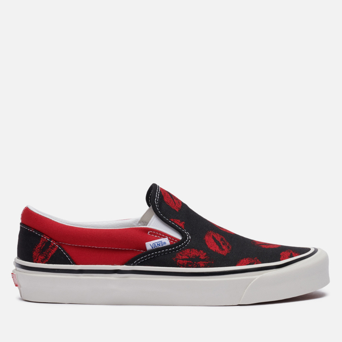 фото Слипоны унисекс vans classic slip-on 98 dx anaheim factory черные 39 eu