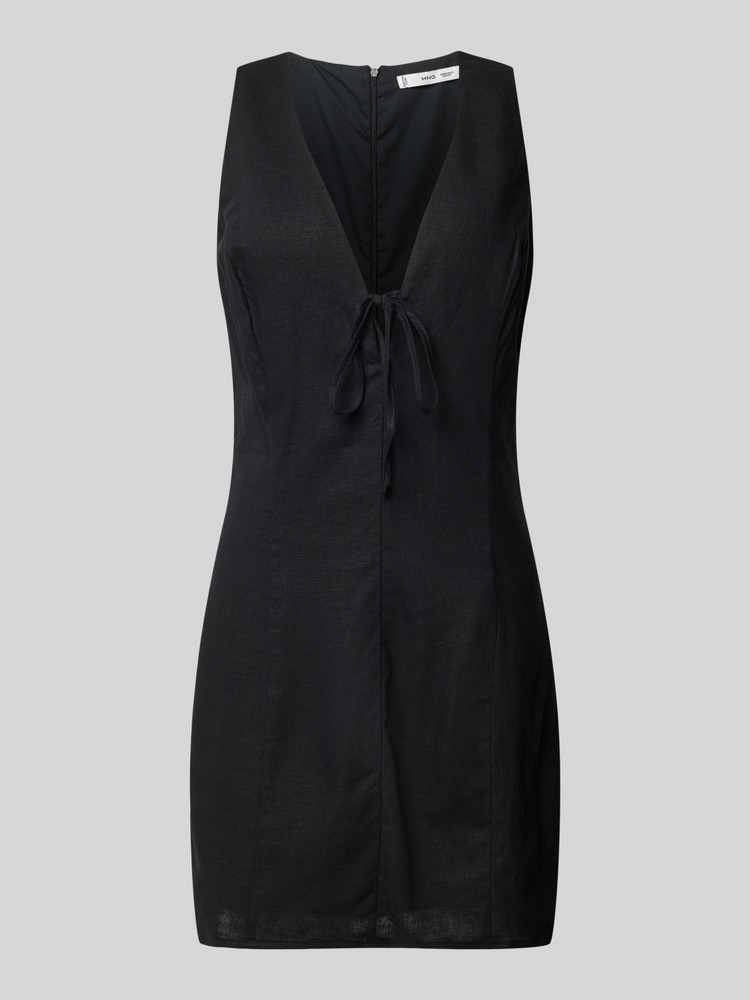 

Платье женское Mango 77042925 черное XL, Черный, 77042925