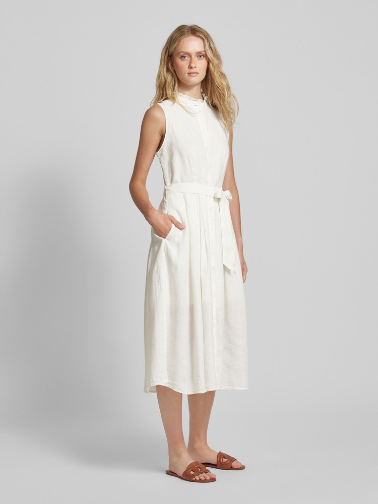 

Платье женское Tommy Hilfiger WW0WW44466 белое 44 EU, Белый, WW0WW44466