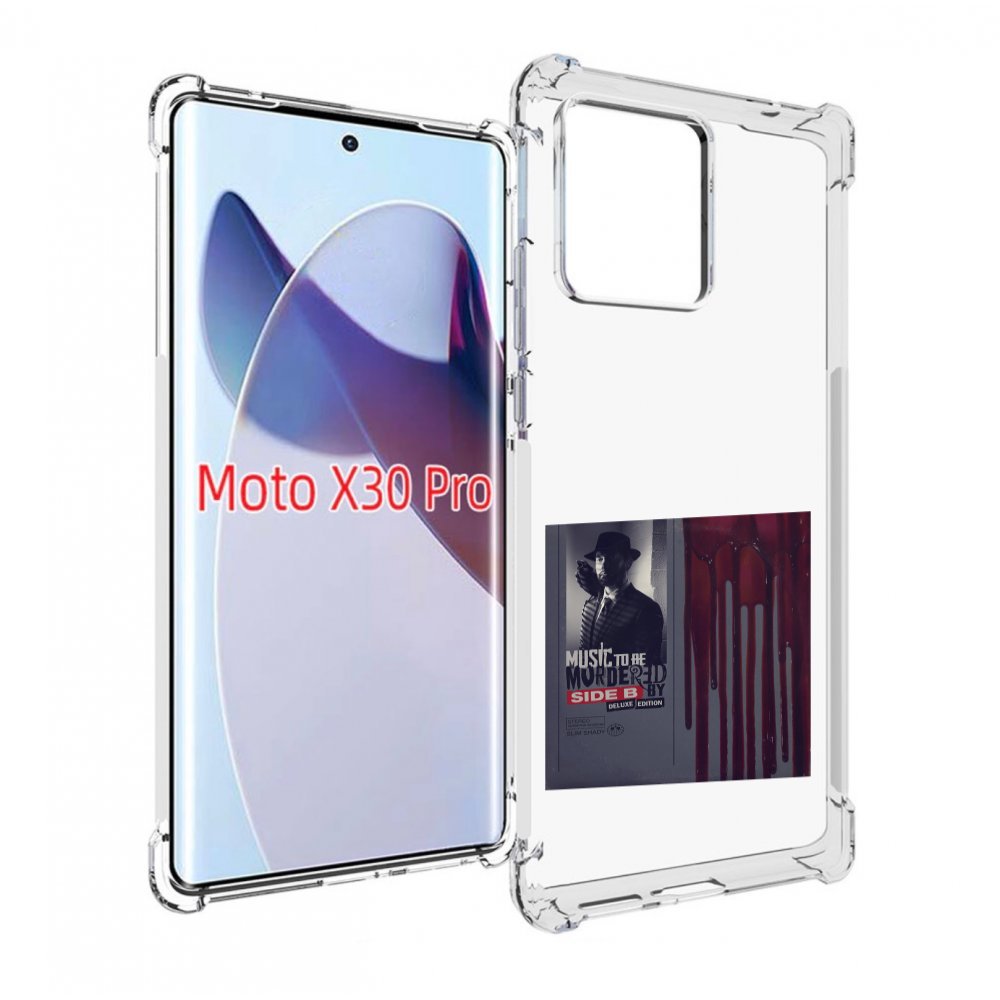 

Чехол MyPads Eminem MUSIC TO BE MURDERED BY для Motorola Moto X30 Pro, Прозрачный, Tocco