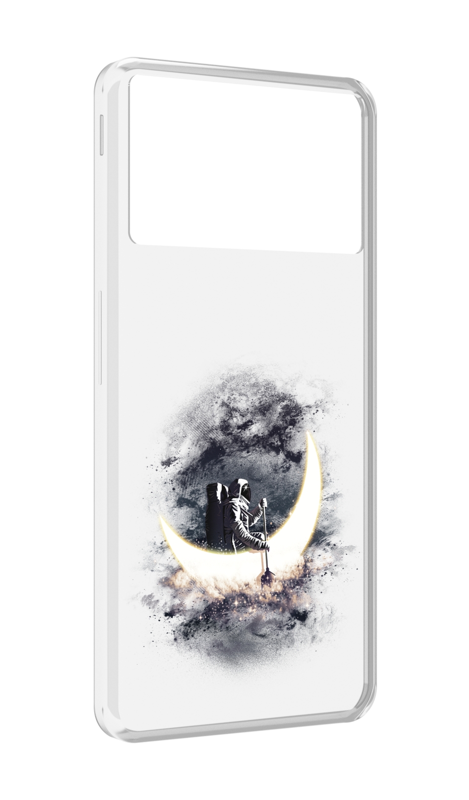 

Чехол MyPads лунный путешественник для ZTE Nubia Z40S Pro, Прозрачный, Tocco