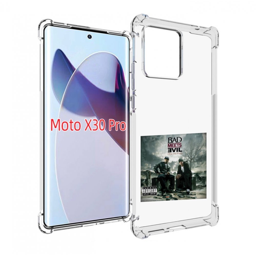 

Чехол MyPads Eminem BAD MEETS EVIL – HELL THE SEQUEL для Motorola Moto X30 Pro, Прозрачный, Tocco