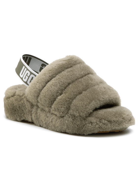 фото Тапочки w fluff yeah slide 1095119 ugg зеленый 41 eu