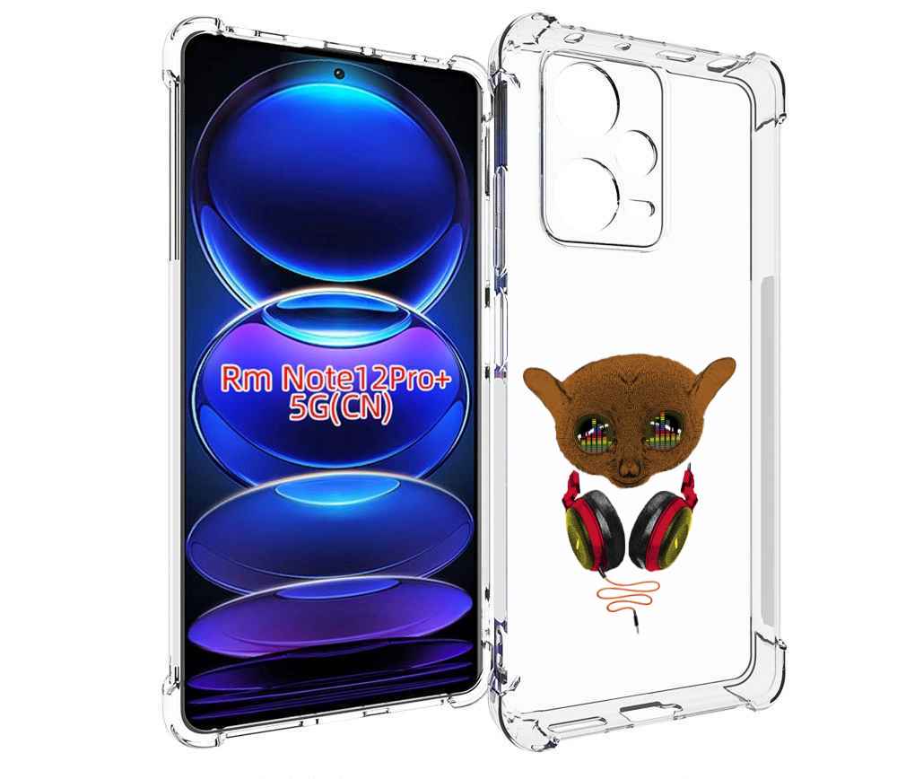 

Чехол MyPads диджей для Xiaomi Redmi Note 12 Pro + Plus, Прозрачный, Tocco