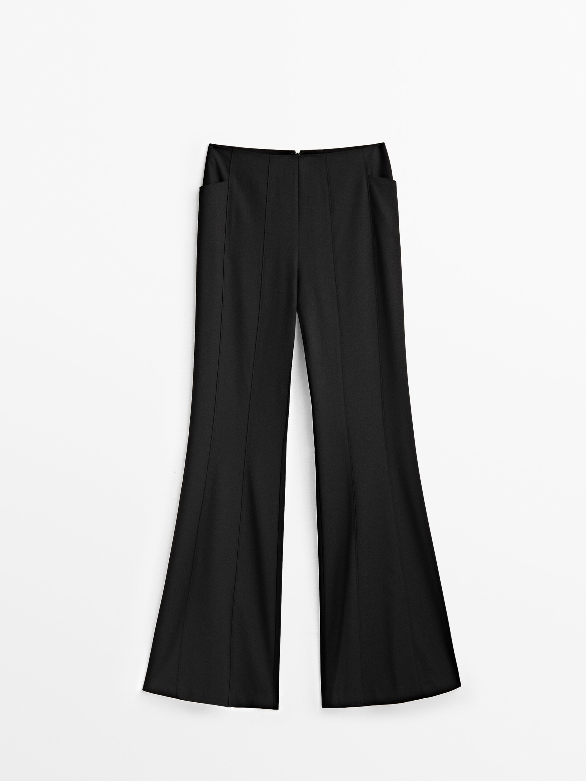 

Брюки женские Massimo Dutti 09111954800 черные 42, 09111954800
