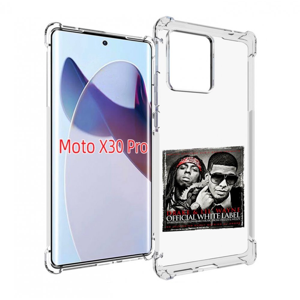 

Чехол MyPads Drake - Official White Label для Motorola Moto X30 Pro, Прозрачный, Tocco