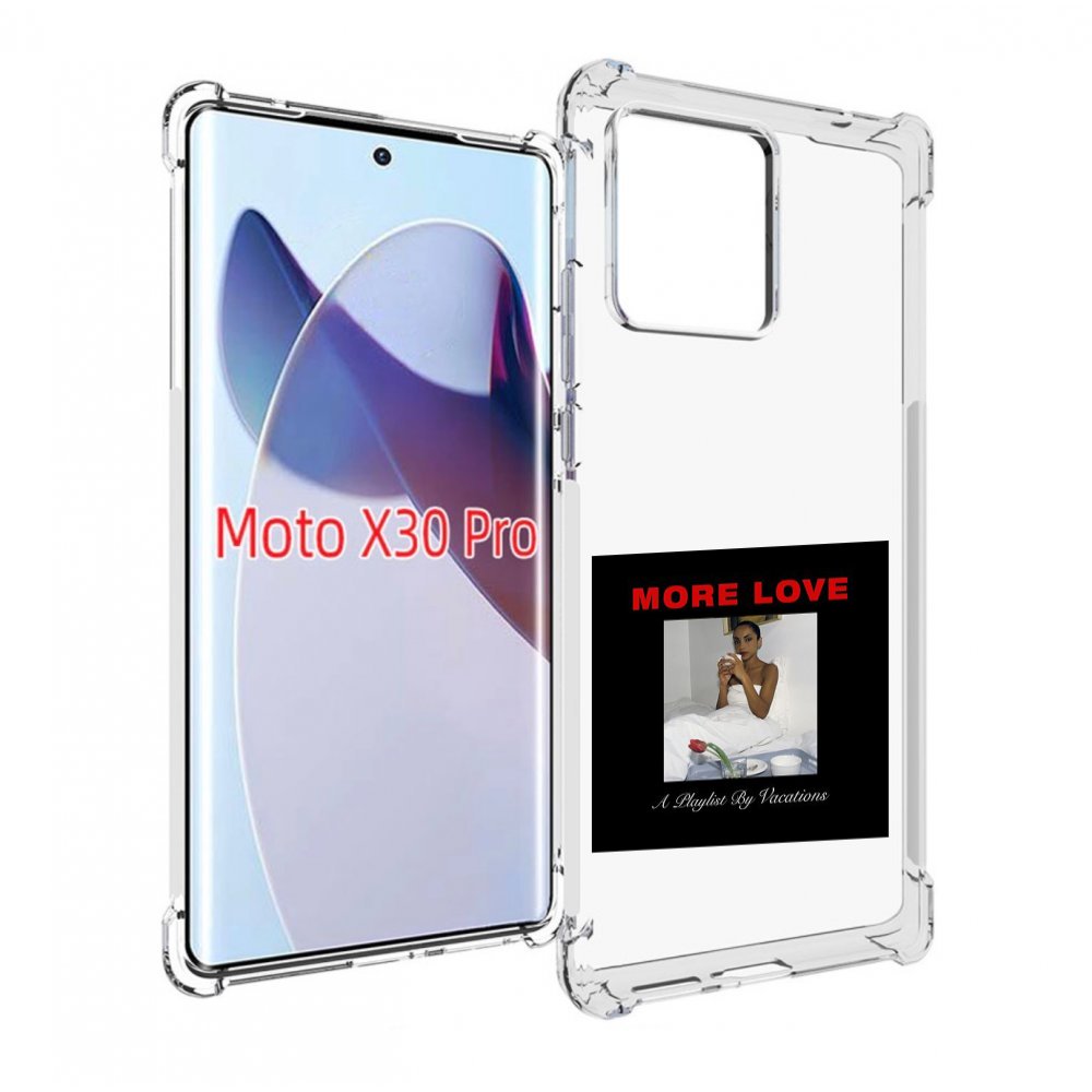 

Чехол MyPads Drake & Sade - More Love для Motorola Moto X30 Pro, Прозрачный, Tocco