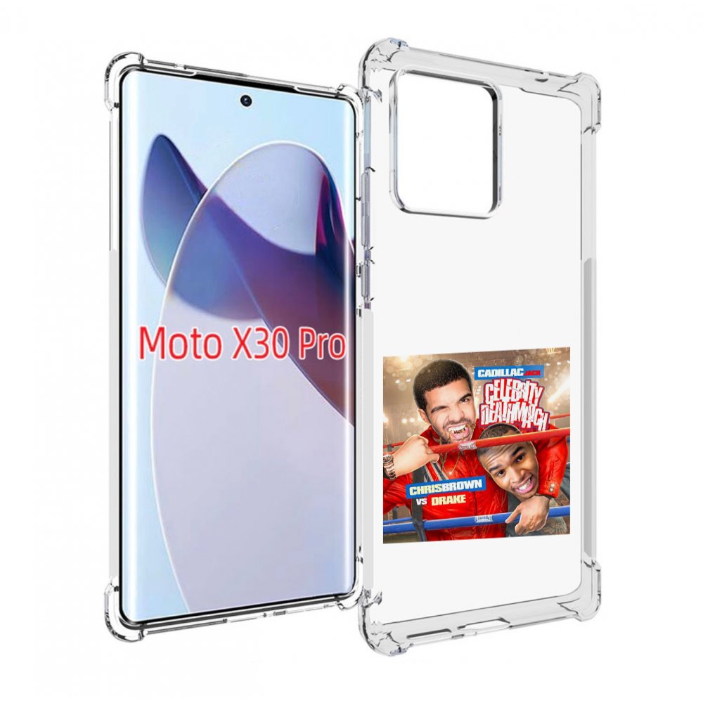 

Чехол MyPads Drake & Chris Brown - Celebrity Deathmatch для Motorola Moto X30 Pro, Прозрачный, Tocco