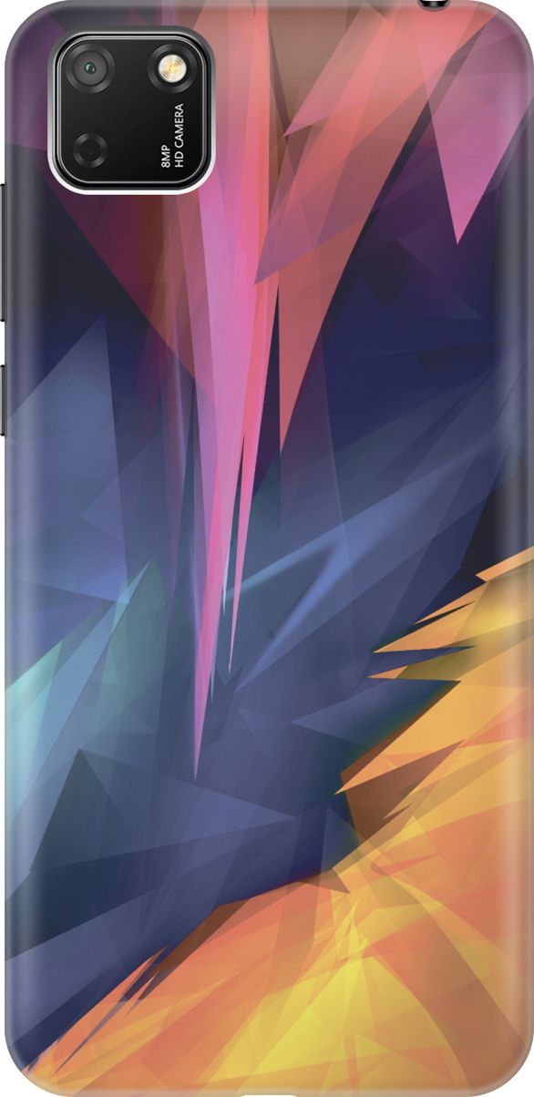 

Чехол на Honor 9S/Huawei Y5P с принтом "Розовый, синий, желтый", Желтый;розовый, 6184