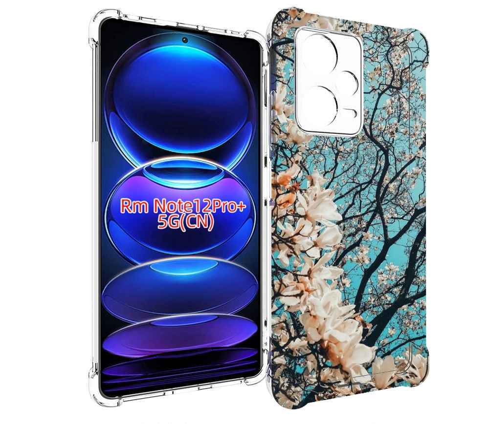 

Чехол MyPads дерево-с-цветочками для Xiaomi Redmi Note 12 Pro + Plus, Прозрачный, Tocco