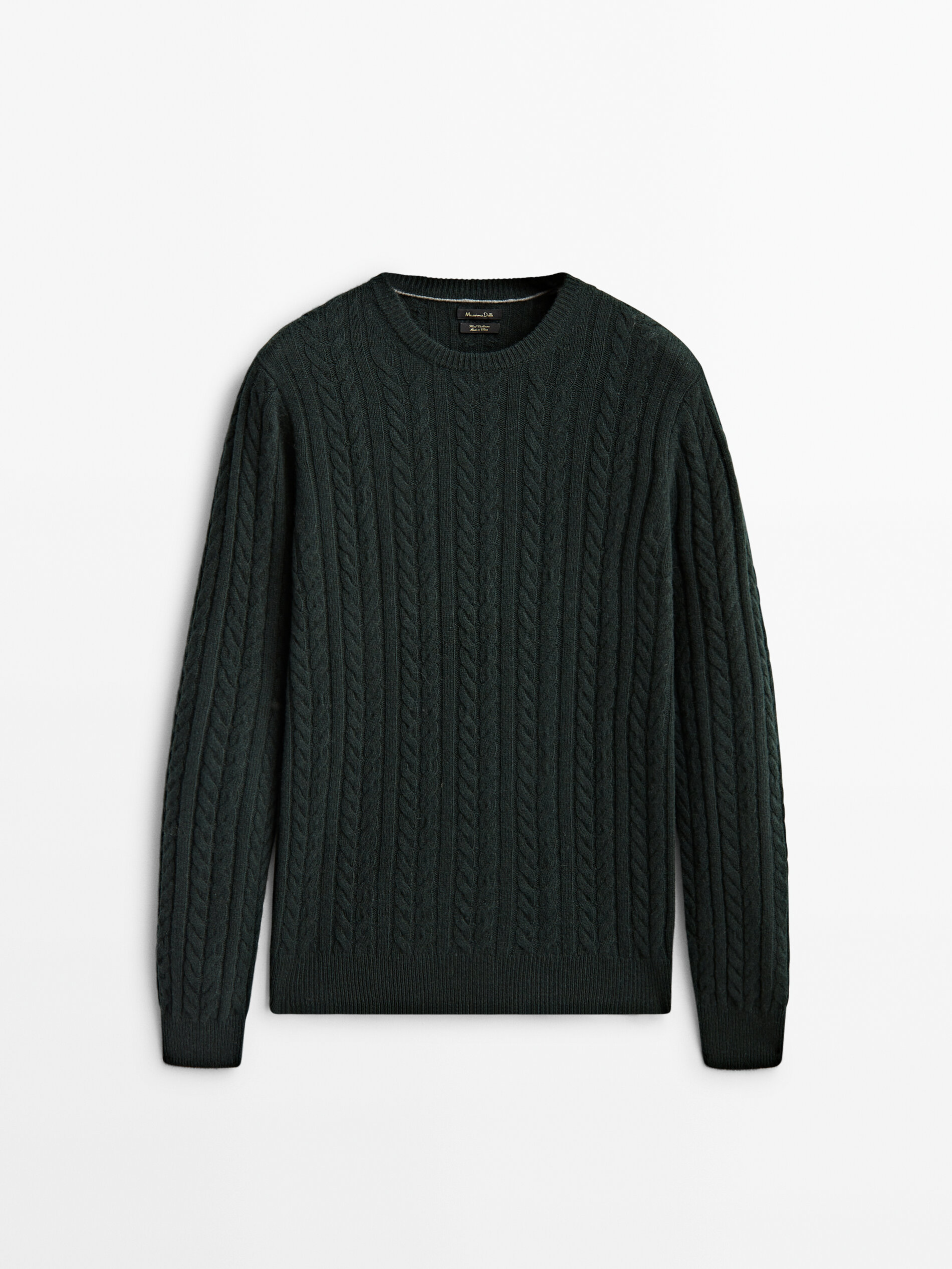 

Джемпер мужской Massimo Dutti 00956416501 зеленый M, 00956416501