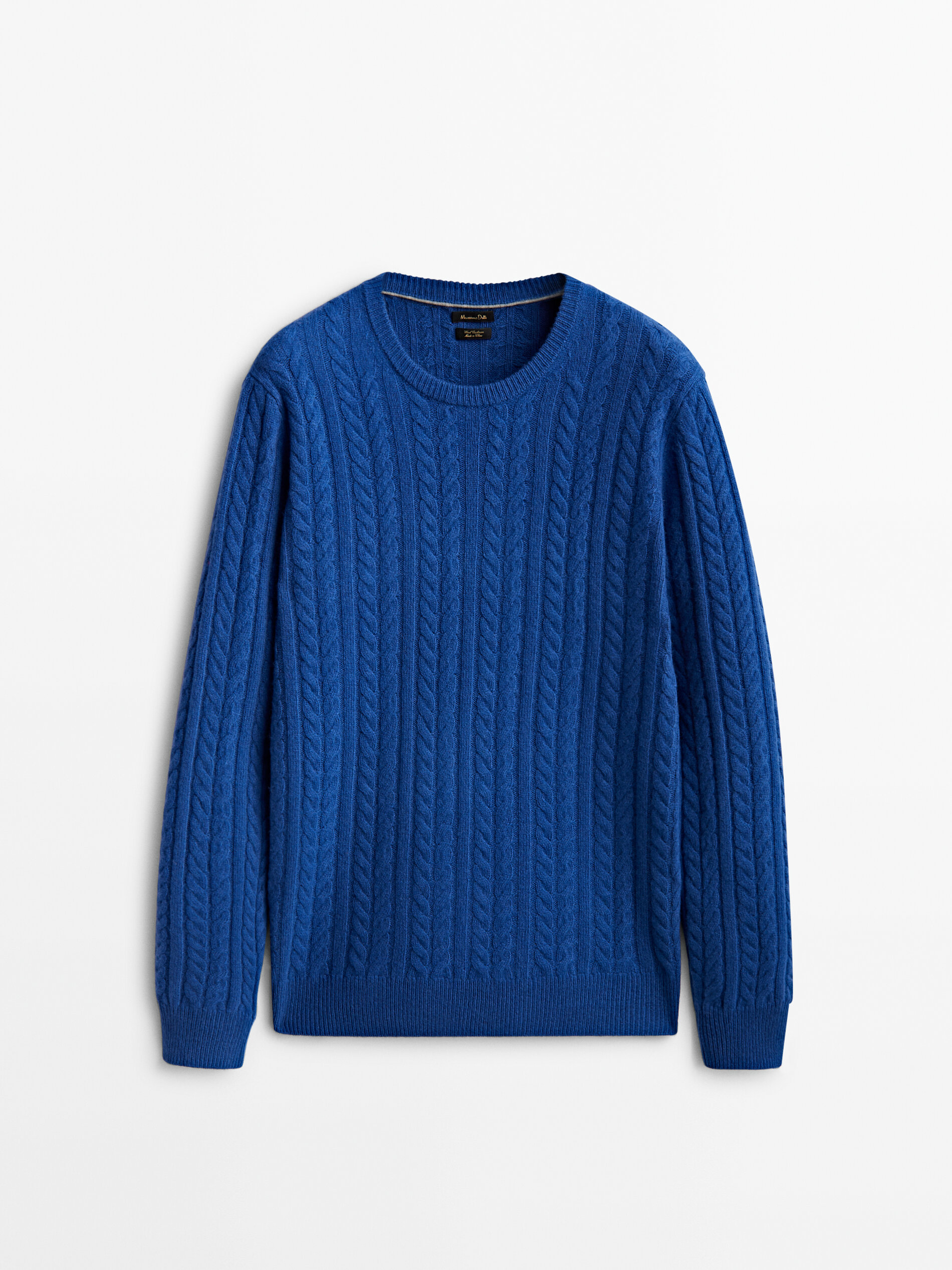 

Джемпер мужской Massimo Dutti 00956416460 синий L, 00956416460