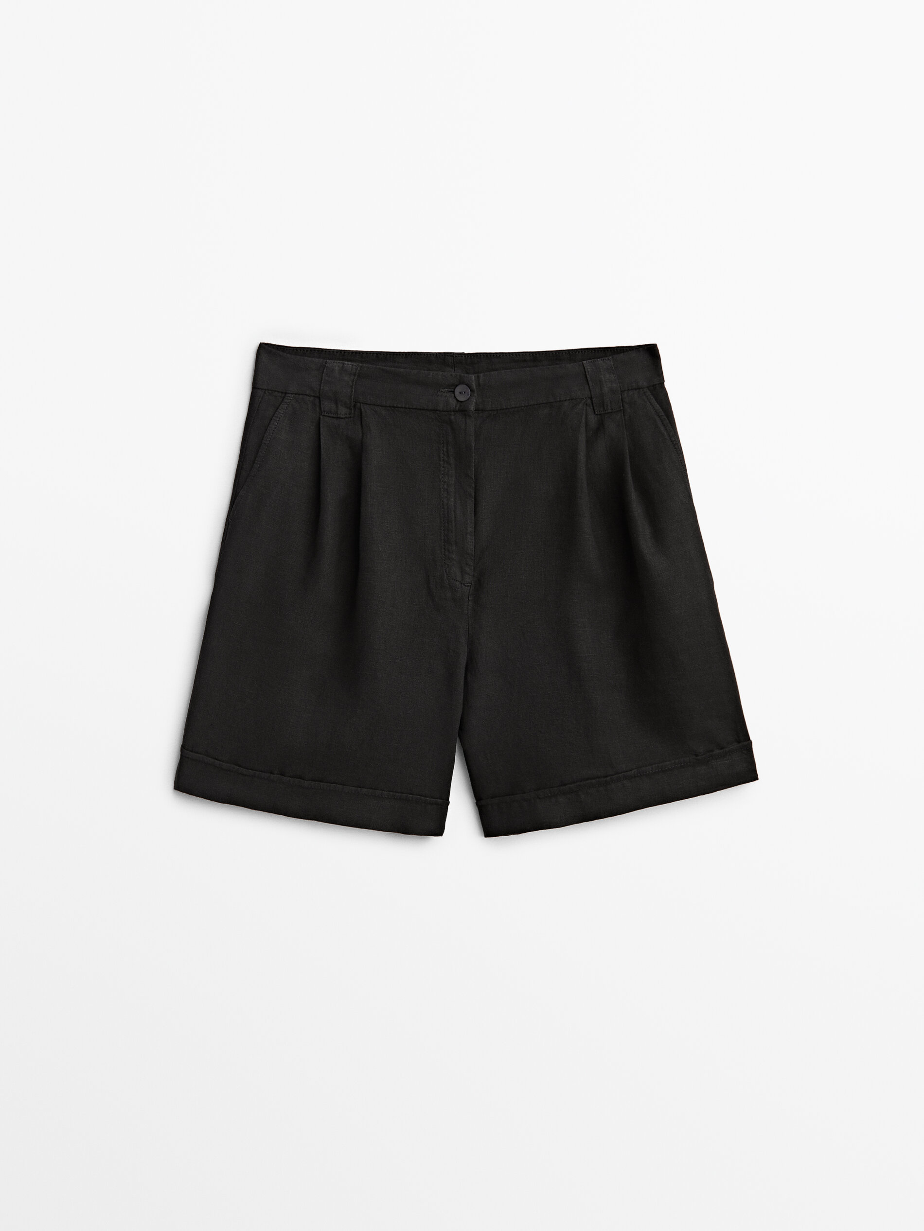 

Шорты женские Massimo Dutti 05017717800 черные 36, 05017717800
