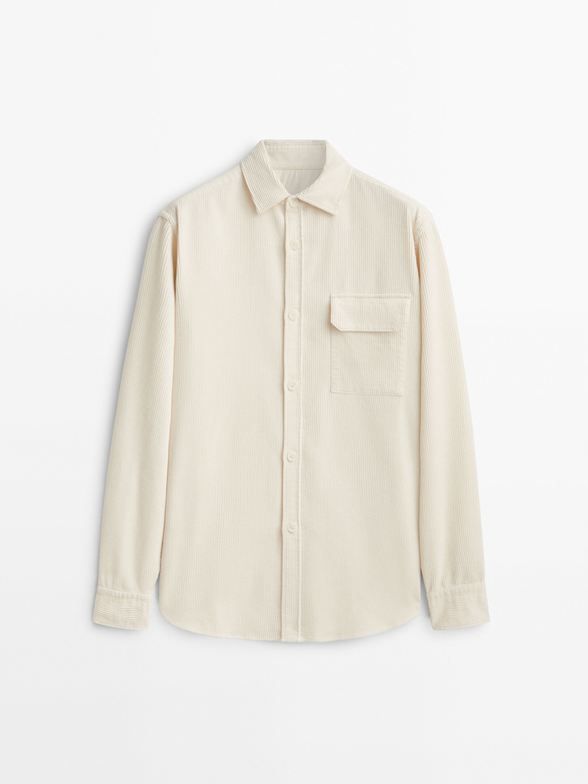 

Рубашка мужская Massimo Dutti 00160213712 белая L, 00160213712