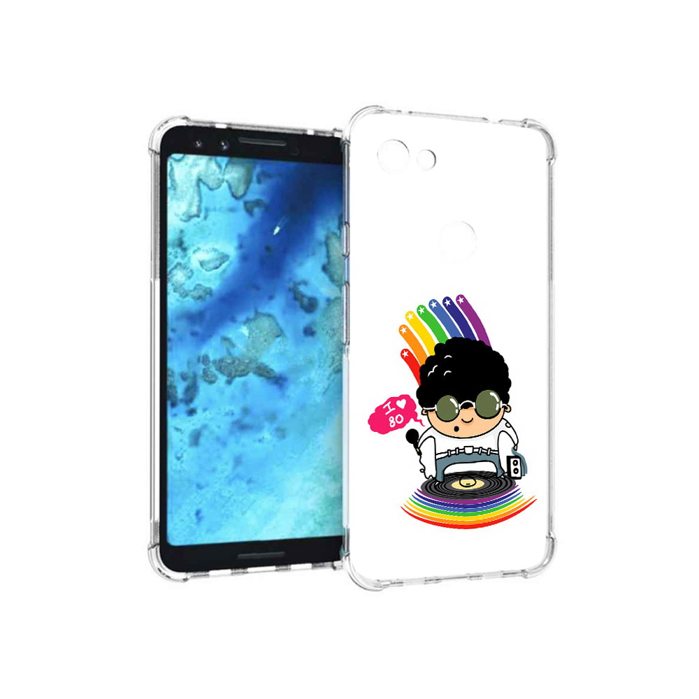 

Чехол MyPads Tocco для Google Pixel 3 Я люблю 80-е, Прозрачный, Tocco
