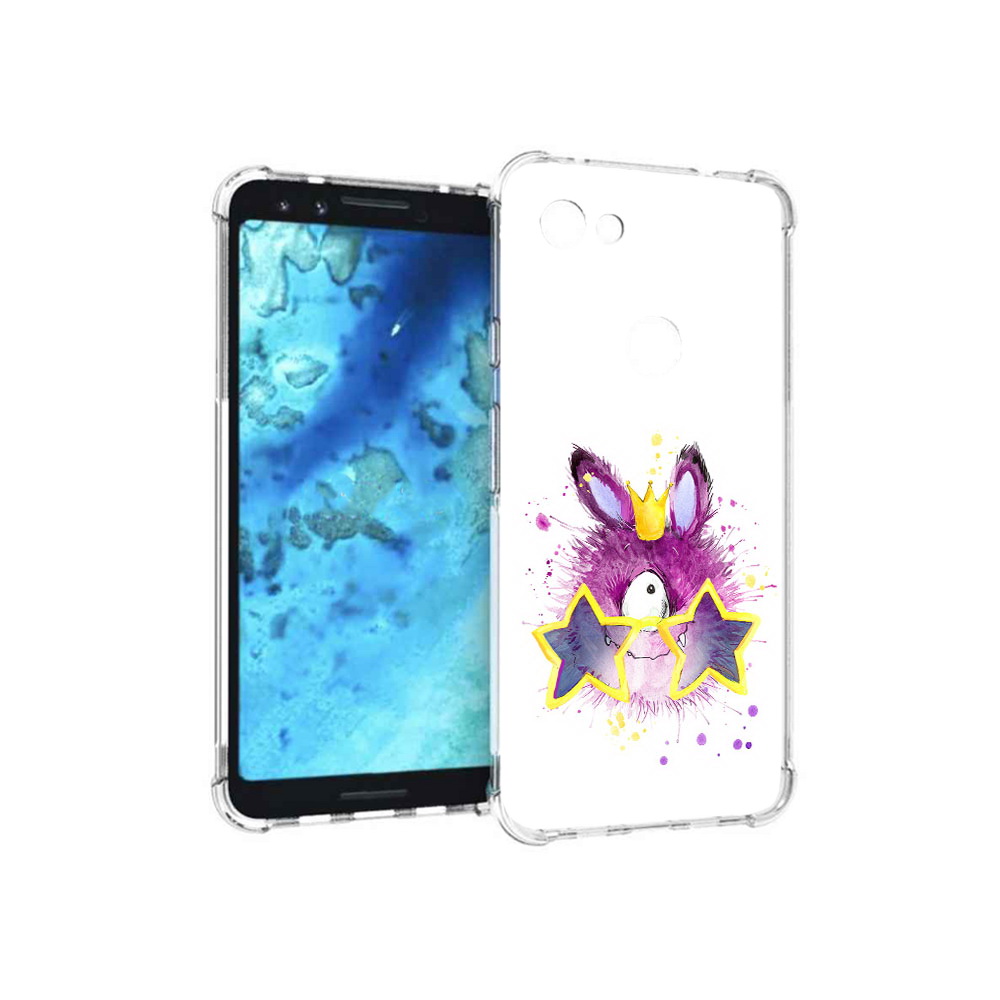 

Чехол MyPads Tocco для Google Pixel 3 Шуршуля, Прозрачный, Tocco