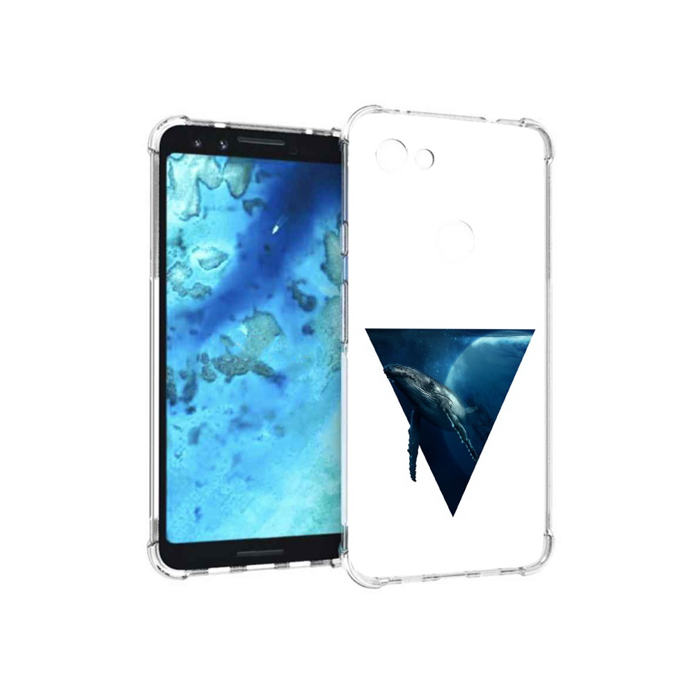 

Чехол MyPads Tocco для Google Pixel 3 3D кит, Прозрачный, Tocco