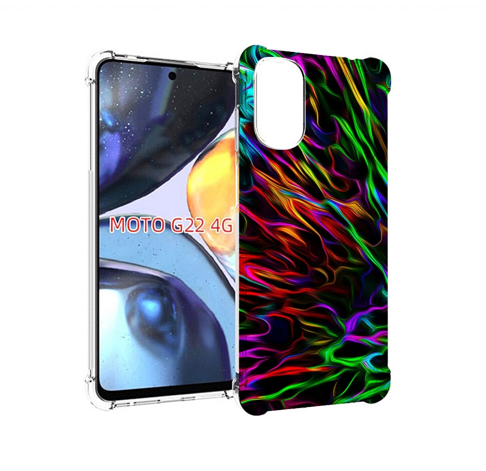 

Чехол MyPads Бензин для Motorola Moto G22 4G, Прозрачный, Tocco