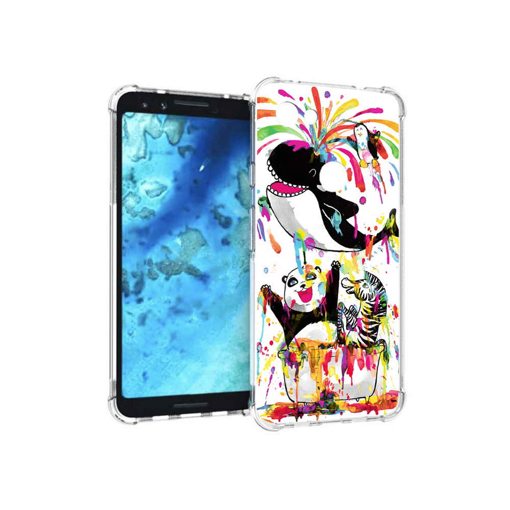 

Чехол MyPads Tocco для Google Pixel 3 Хиппи кит, Прозрачный, Tocco