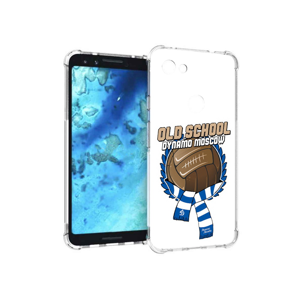 

Чехол MyPads Tocco для Google Pixel 3 ФК Динамо олд скул, Прозрачный, Tocco