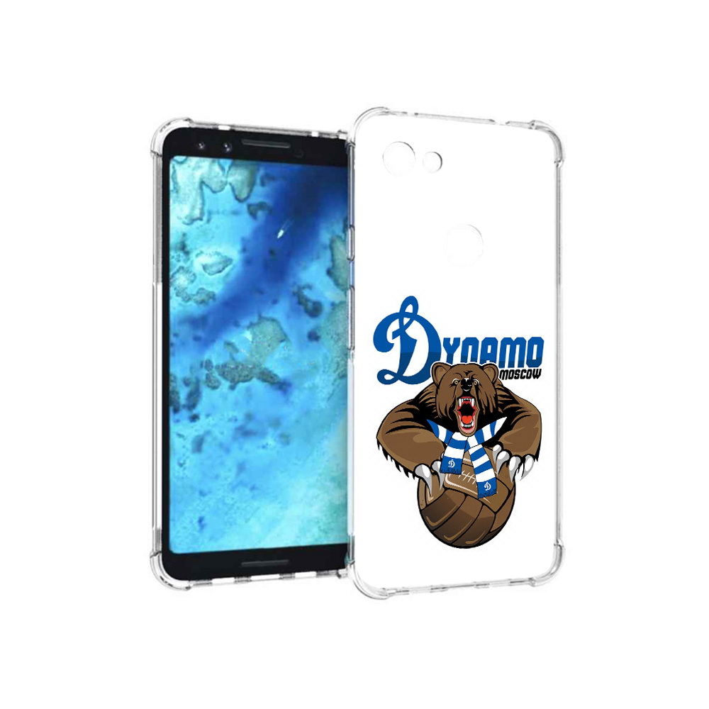 

Чехол MyPads Tocco для Google Pixel 3 ФК Динамо медведь, Прозрачный, Tocco