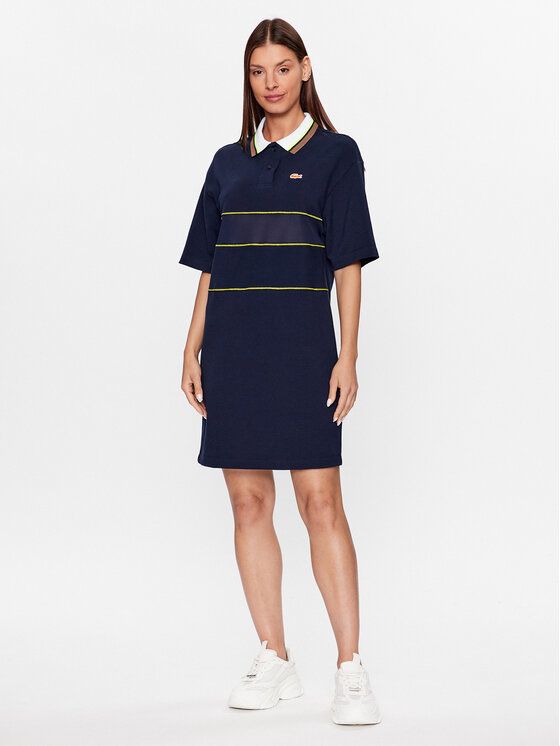 

Платье женское Lacoste 302368259 синее 36 (доставка из-за рубежа), Синий, 0000302368259
