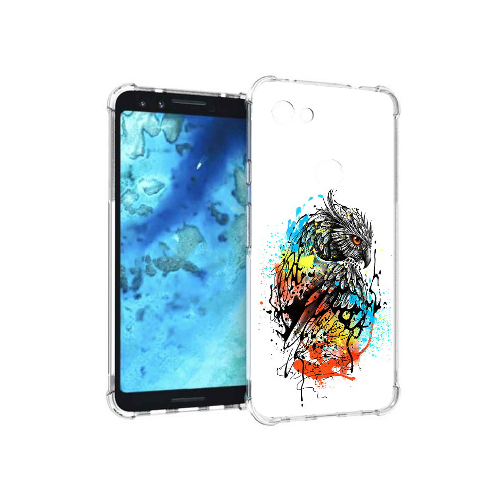 

Чехол MyPads Tocco для Google Pixel 3 Творческая сова, Прозрачный, Tocco