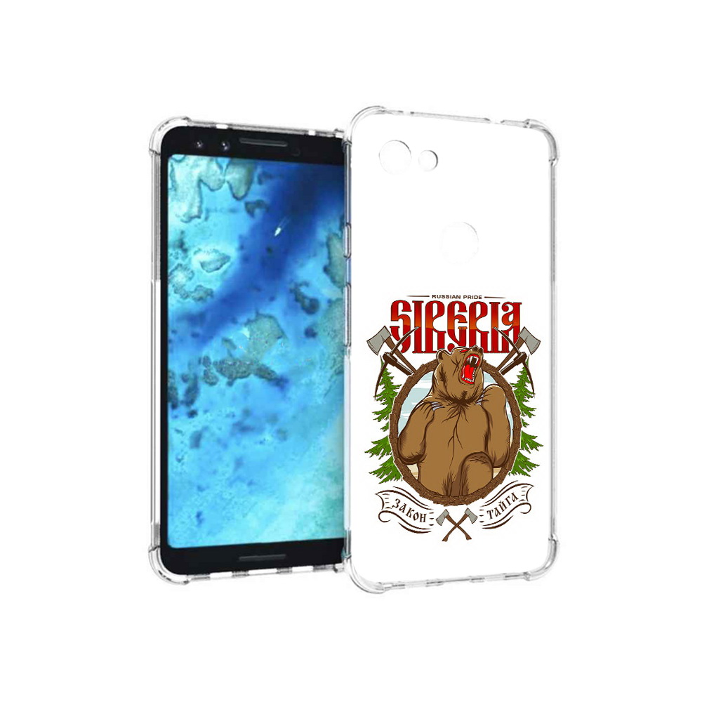 

Чехол MyPads Tocco для Google Pixel 3 Тайга, Прозрачный, Tocco