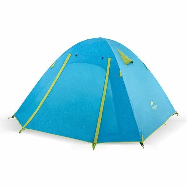 

Палатка Naturehike 210T65D NH18Z022-P трехместная голубой