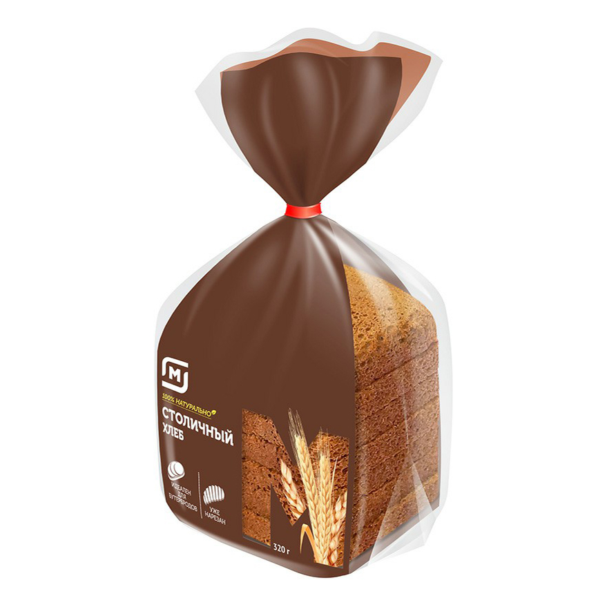 Хлеб Магнит Столичный ржано-пшеничный 320 г