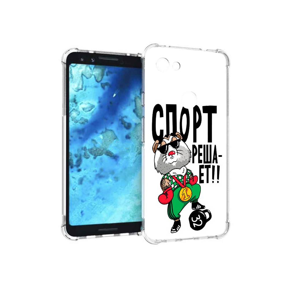 

Чехол MyPads Tocco для Google Pixel 3 Спорт решает, Прозрачный, Tocco