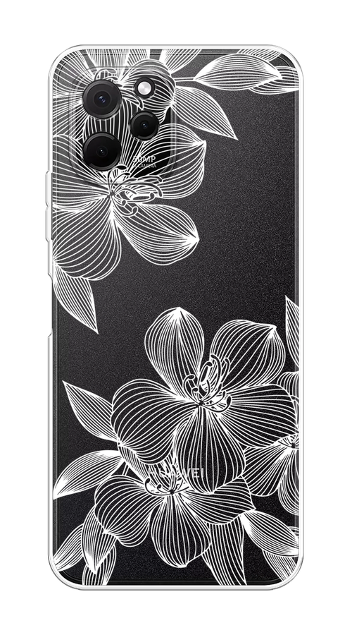 

Чехол на HuaweI Nova Y61 "Крокус", Белый;прозрачный, 6120050-1