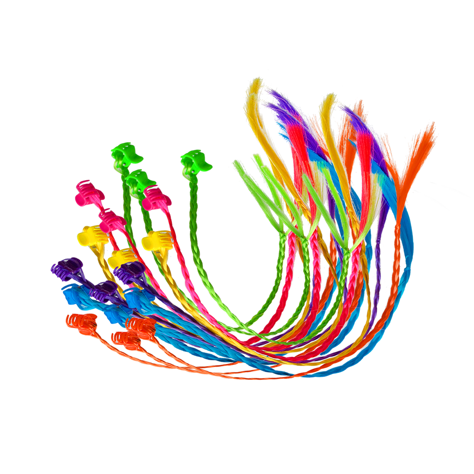 Детские аксессуары для волос Charites цветные косички 22B-337 разноцветный