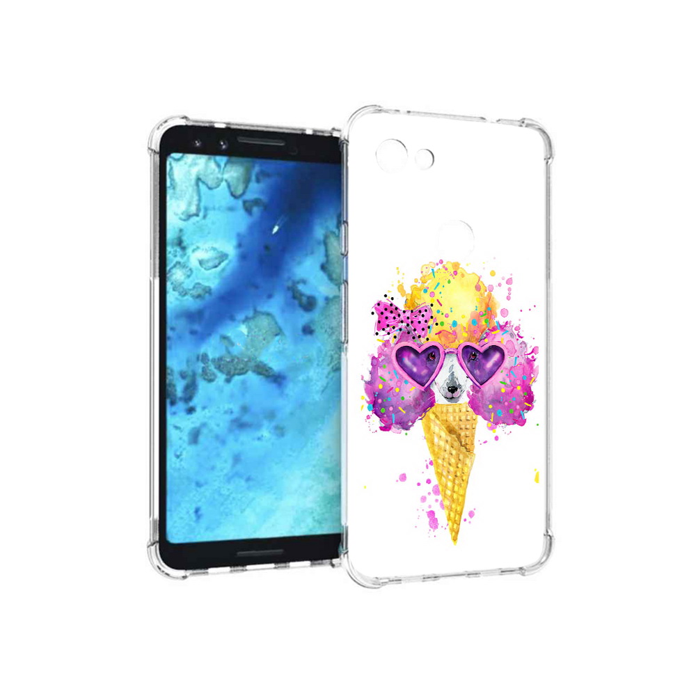 

Чехол MyPads Tocco для Google Pixel 3 Рожок, Прозрачный, Tocco