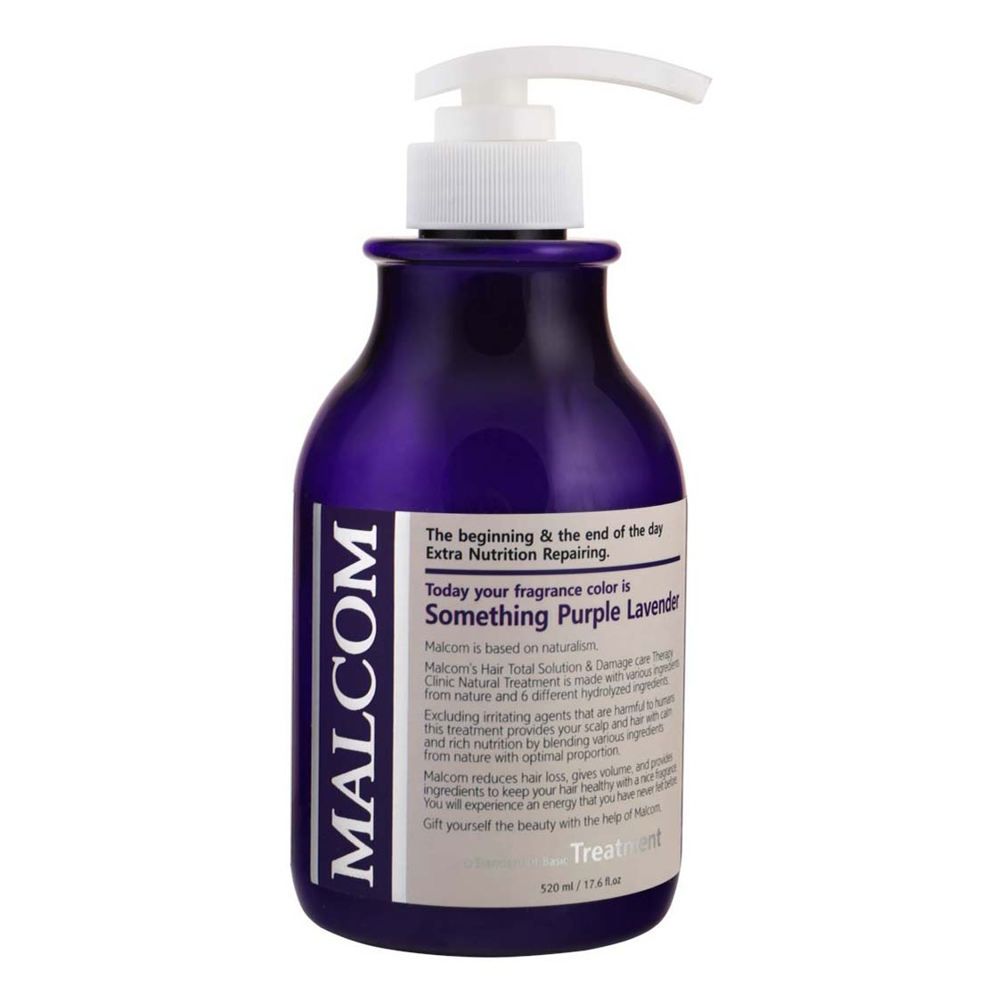 Бальзам для волос Malcom Something purple lavender легкое расчесывание 520 мл