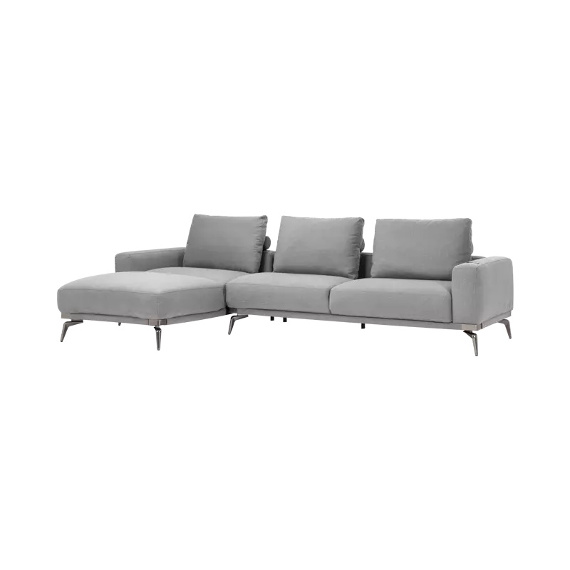 фото Угловой диван с левым шезлонгом xiaomi 8h alita fashion modular sofa left chaise grey