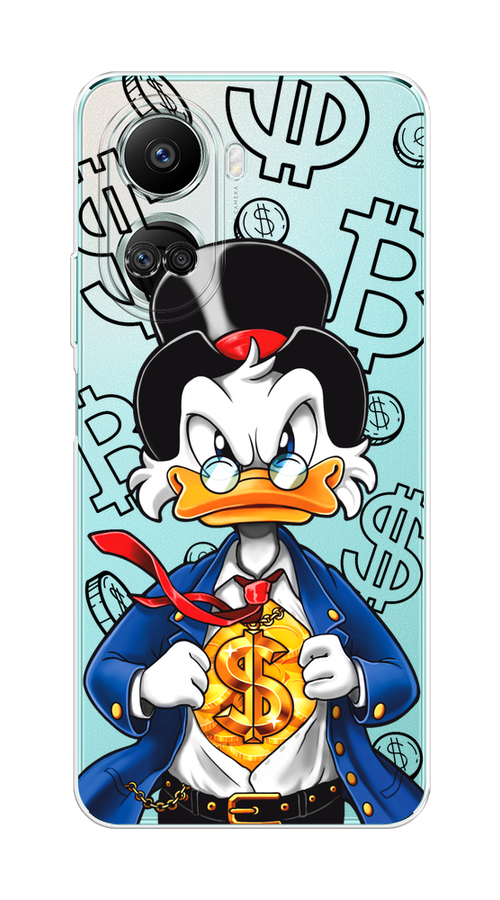 

Чехол на Huawei nova 10 SE "Scrooge Goldman", Черный;белый;синий, 6109650-1