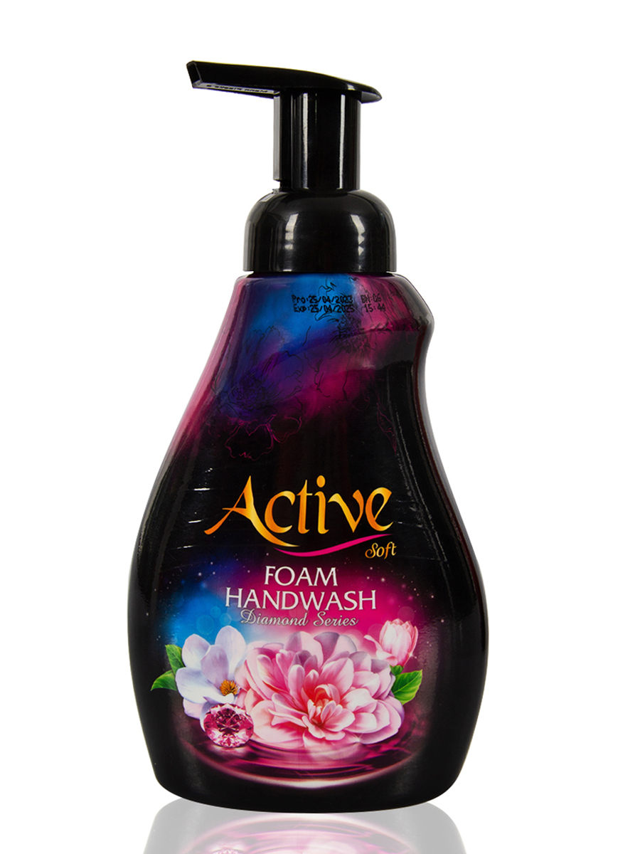 Пенка-мыло для рук Active  Черный бриллиант дозатор 500 мл herbolive оливковое мыло с глицерином 85