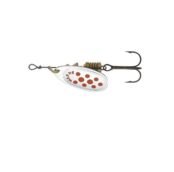 

Блесна вращающаяся Mepps COMET PTS, 00, SILVER/Red dots, комплект из 1 штука, Серебристый;красный, Comet PTS