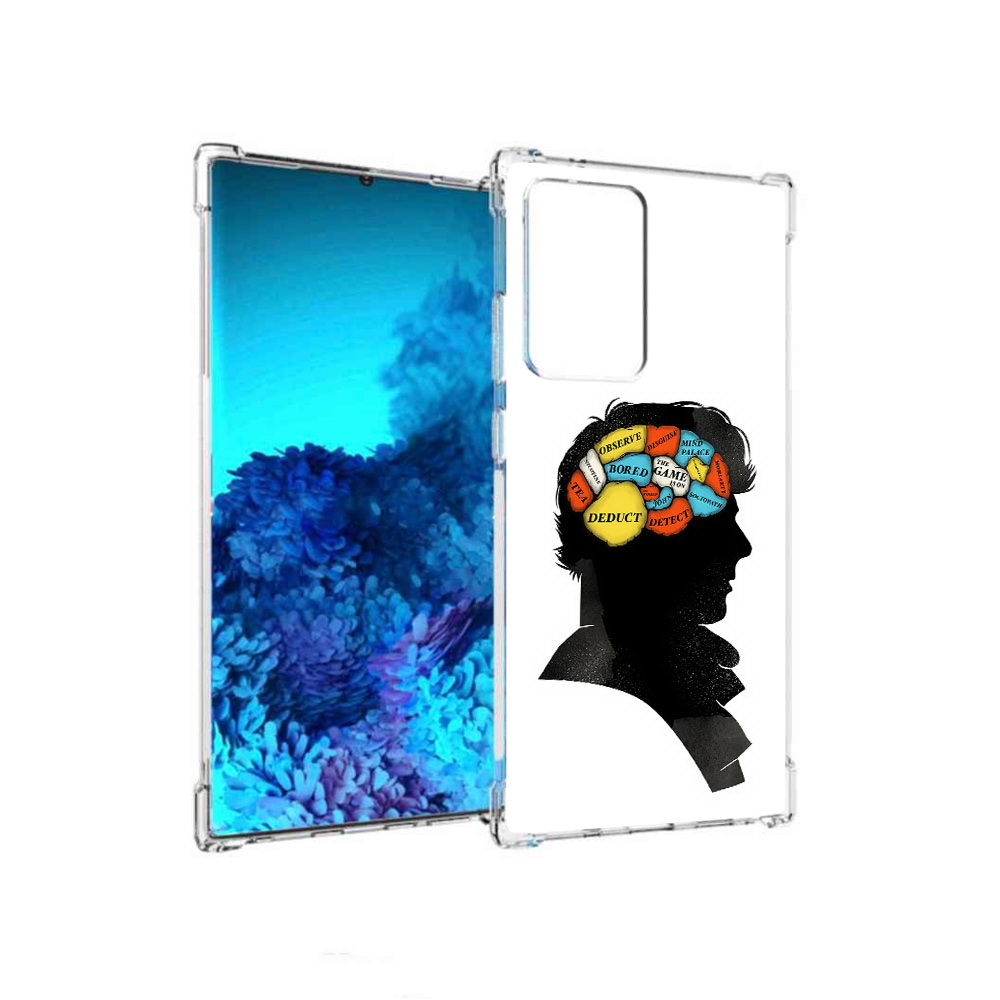 

Чехол MyPads Tocco для Samsung Galaxy Note 20 Ultra темный рисунок (PT151896.552.640), Прозрачный, Tocco