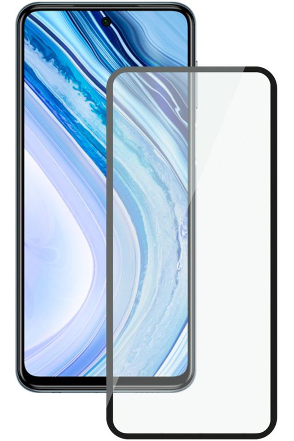 

Защитное стекло DEPPA для Xiaomi Redmi Note 9 Pro/9s 1 шт, черный 62656