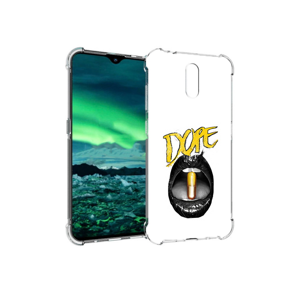 

Чехол MyPads Tocco для Nokia 2.3 губы (PT142254.97.303), Прозрачный, Tocco
