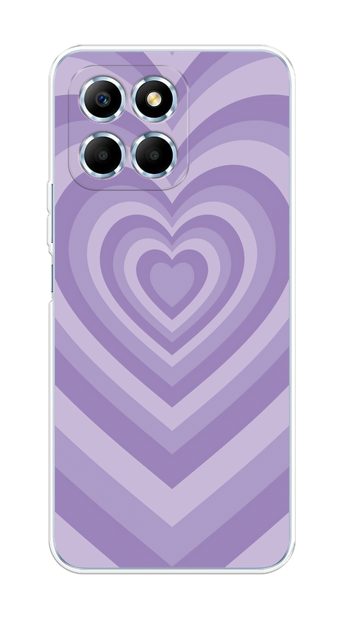 

Чехол на Huawei Honor X6/X6s "Violet heart latte", Фиолетовый, 6109550-1