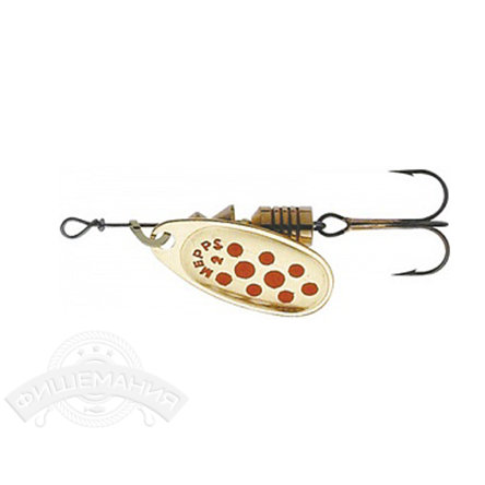 

Блесна вращающаяся Mepps Comet PTS 4 Gold/Red dots