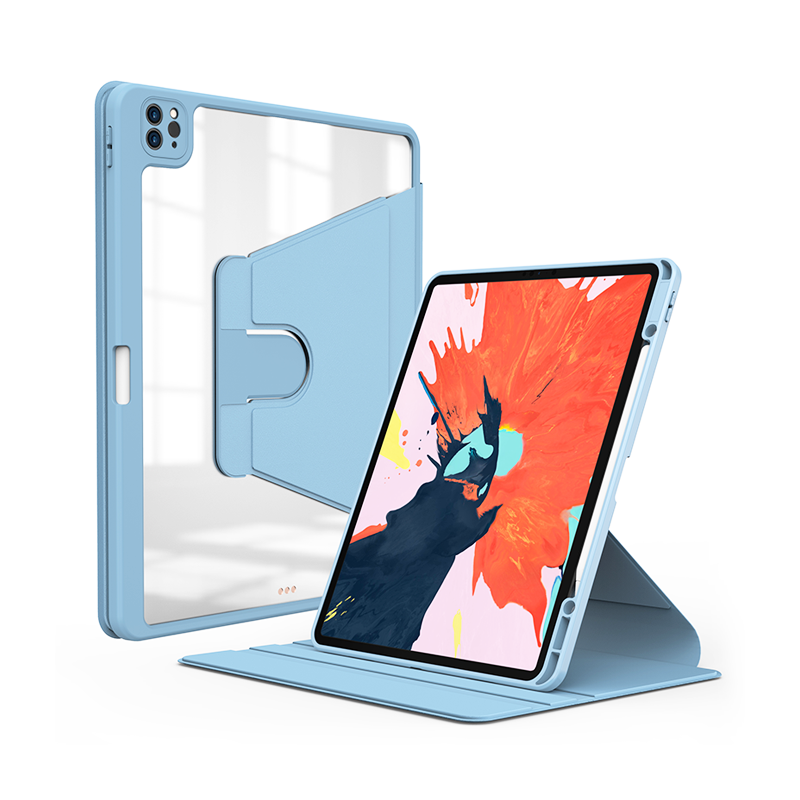 Чехол для планшета Wiwu Waltz Rotative iPad Case 10.2" & 10.5" 2020 Light Blue голубой