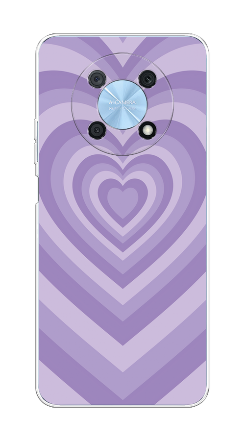 

Чехол на Huawei Nova Y90 "Violet heart latte", Фиолетовый, 6109350-1